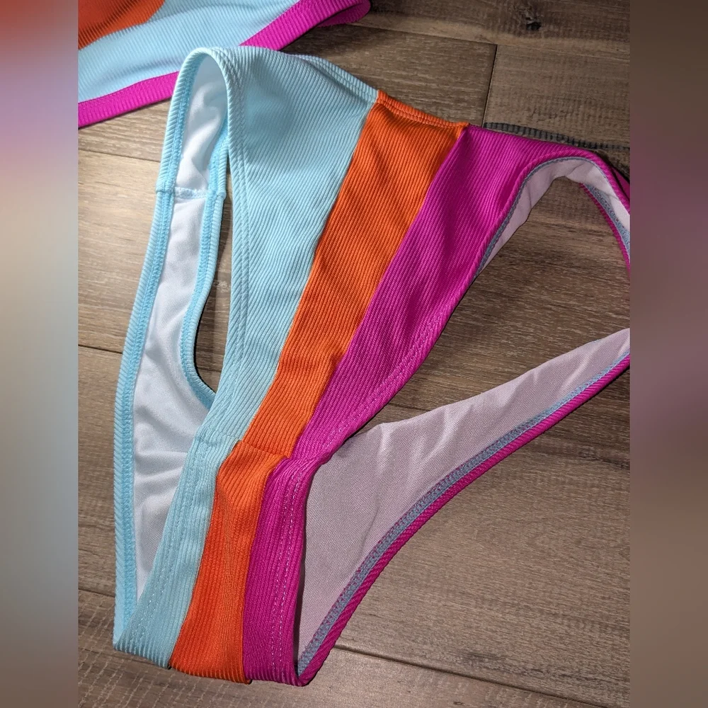 Zaful Colorblock Bikini Set - Picture 5 of 7